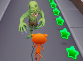 Angry Cat Run - Zombies Alley