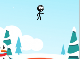 Trampoline Stickman