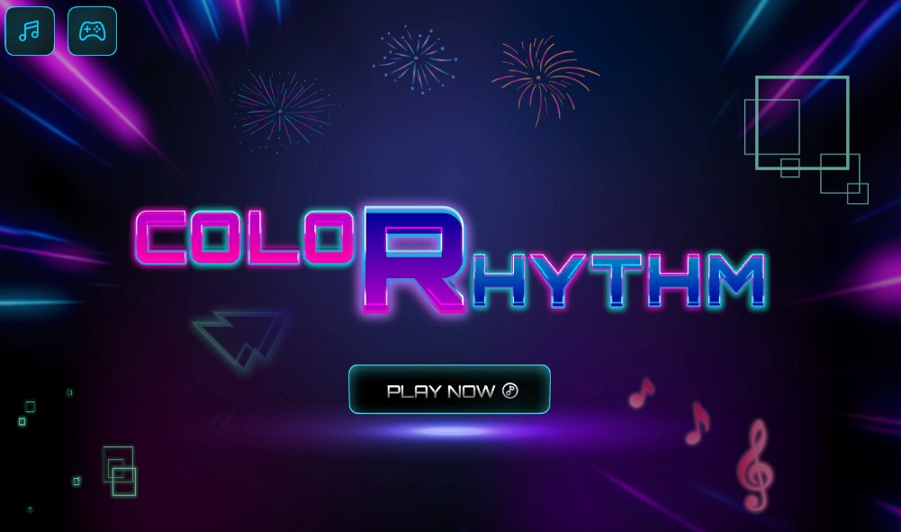 color rhythm gameplay